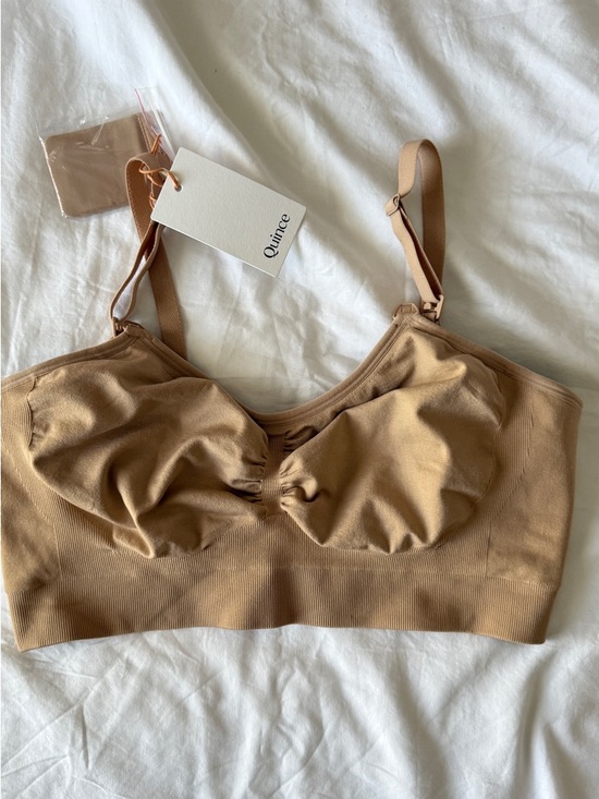 Quince Other - Quince maternal Tan Wireless Everyday Bralette